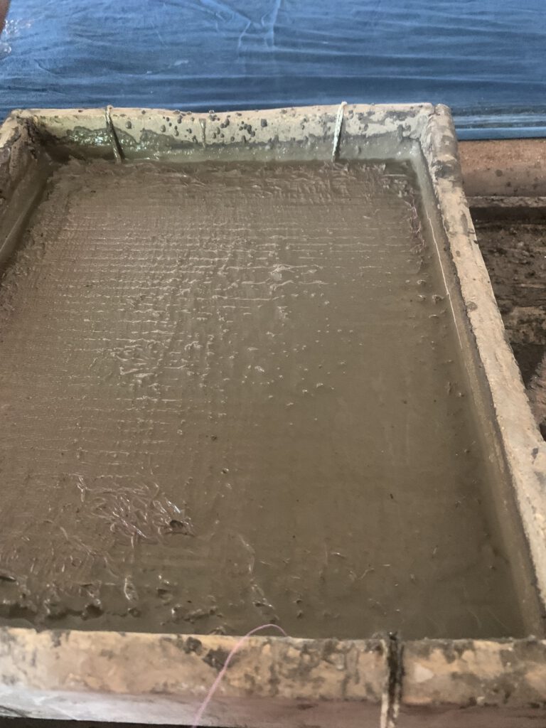 mud resist hand block printing - mud