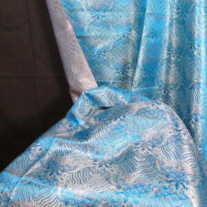 Tenzin blau ist ein tibetischer Polyester-Brokat