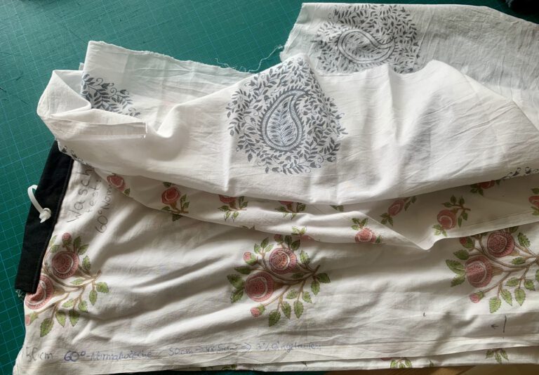 Waschtest indische hand block prints