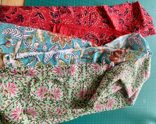 Waschtest indische hand block prints