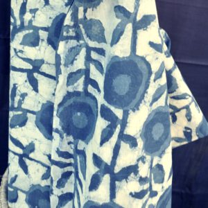 Flor ist ein original Indigo Hand Block Print