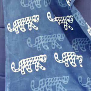 Leo ist ein original Indigo Hand Block Print