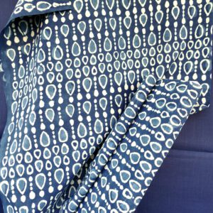 Adhira ist ein original Indigo Hand Block Print