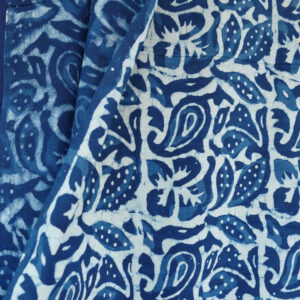 Gayatri ist ein original Indigo Hand Block Print