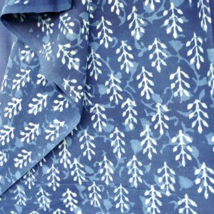Pinia 1 ist ein original Indigo Hand Block Print.